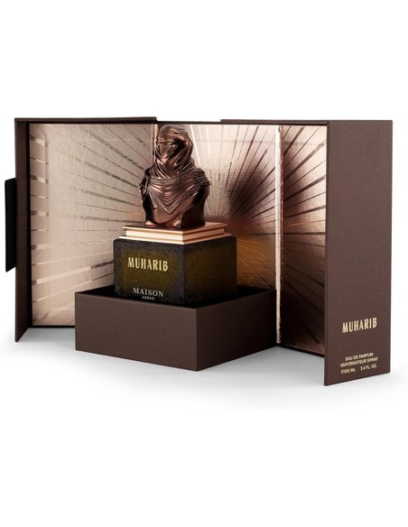 MAISON ASRAR Muharib Eau de Parfum Unisex 100 ml | Fragancia Especiada Oriental Kiwiku
