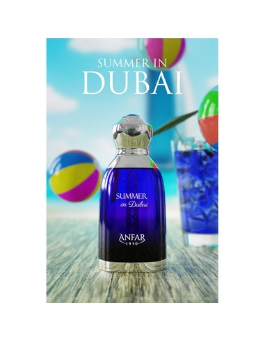 Anfar 1950 Summer In Dubai Extrait de Parfum 100 ml Unisex | Fragancia Cítrica Fresca Kiwiku