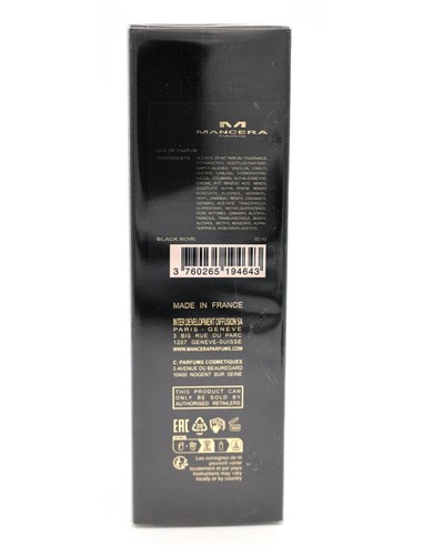 MANCERA Black Noir EDP 60 ml Perfume Unisex | Kiwiku