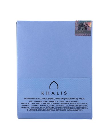 Khalis Ocean Blue Eau de Parfum 100 ml Hombre | Fragancia Cítrica Amaderada Masculina | Kiwiku