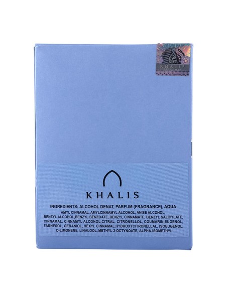 Khalis Ocean Blue Eau de Parfum 100 ml Hombre | Fragancia Cítrica Amaderada Masculina | Kiwiku