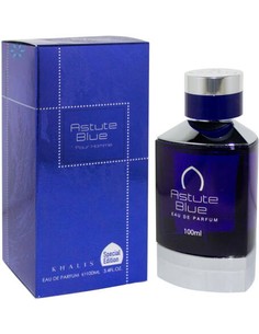 Khalis Astute Blue Pour Homme Eau de Parfum 100 Ml Fragancia Fresca Naranja para Hombres