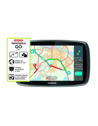 TomTom GO BT 610 World LTM - GPS para coche 1FA6.002.58 kiwiku.com