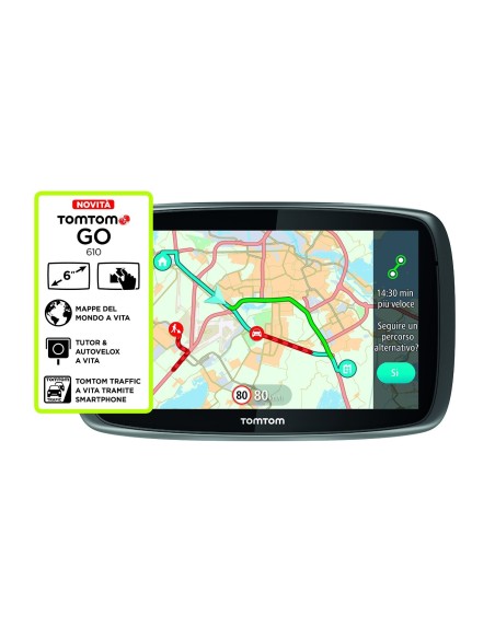 TomTom GO BT 610 World LTM - GPS para coche 1FA6.002.58 kiwiku.com
