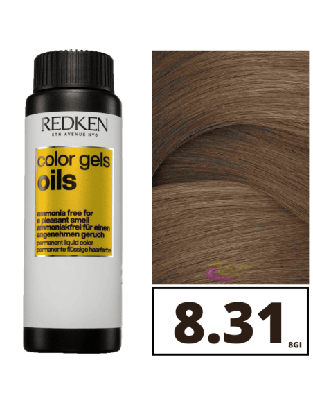 Compra REDKEN Color Gel Oils #8GI-8.31 180 ml en Kiwiku - Tinte Profesional