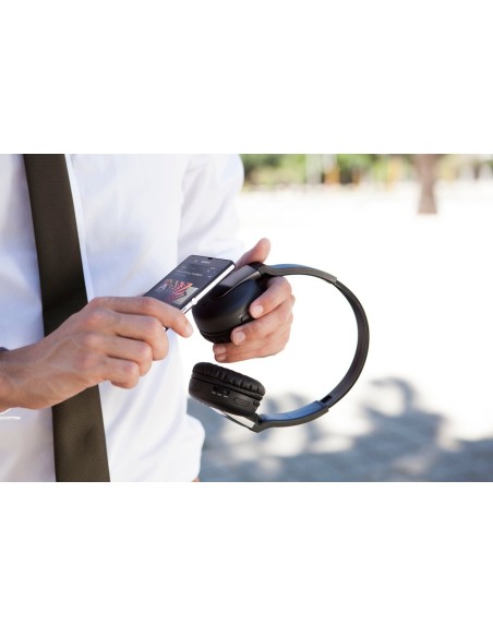 Auriculares bluetooth sony dr-btn200m negro nfc con microfono 1270-9923 kiwiku.com