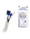 Logilink Cable Flexwrap Gray Kab0007 Organizador Flexible Cables Gris 30 Cm