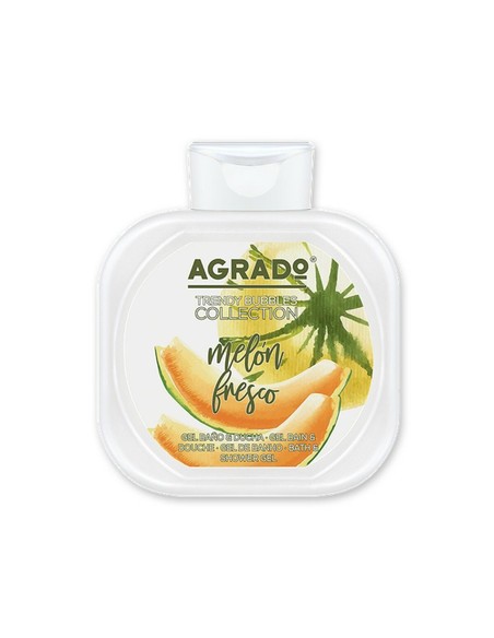 agrado_melÓn_gel_de_ducha_trendy_bubbles_collection_750_ml_hidratante_ph_neutro_8433295061036_oferta