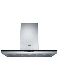 Campana pared electronica siemens lc91be552 caja delgada negra acero inox, 0.9m, 1000 m3/h, iqdrive LC91BE552 kiwiku.com