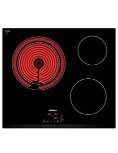Vitroceramica siemens et631bk17e 3 zonas, encastrable 0.6m, bisel delantero, easytouch ET631BK17E kiwiku.com