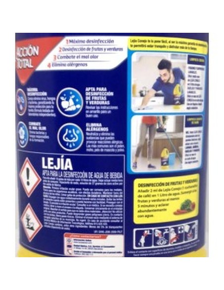 Compra Lejía Conejo 2L - Desinfección y Limpieza Efectiva | Kiwiku