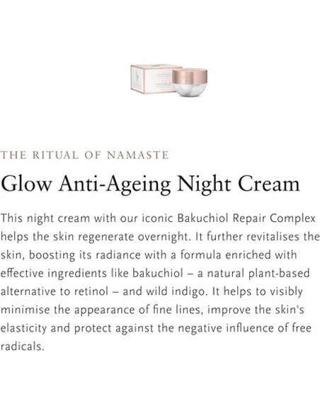 Rituals The Ritual of Namaste Glow Anti-Ageing Night Cream 50 ml | Crema Noche Antiedad Kiwiku