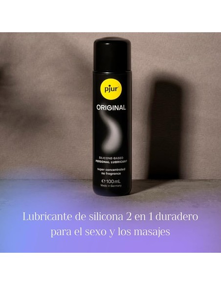 PJUR Pjur Original Lubricante Silicona 100 ml Larga Duración | Kiwiku