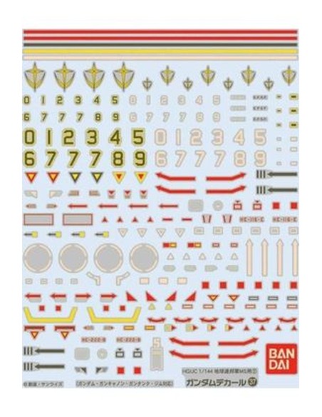 bandai_decal_no.37_for_hguc_1/144_ms_earth_federation_space_force_(2)_set_de_montaje_4573102611390_oferta