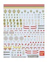 Bandai Decal No.37 For Hguc 1/144 Ms Earth Federation Space Force (2) Set de Montaje