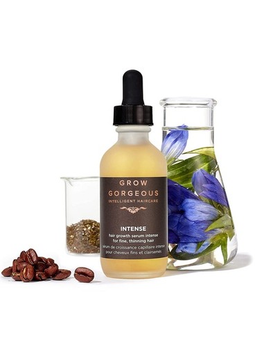 GROW GORGEOUS Sérum Para El Crecimiento Del Cabello Intense 60ml Para Cabello Fino Y Debilitado