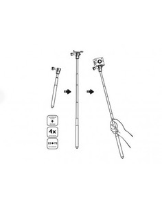 nilox_13nxakac00006_soporte_extensible_para_videocámaras_foolish_f-60_mini_f_aluminio_negro_8059616330720_oferta 2