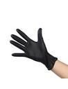 Jrl Guantes Nitrilo Negros Talla Xl Pack 100 Unidades Ambidiestros Resistentes