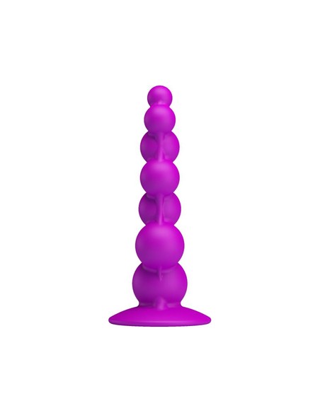 PRETTYLOVE Plug Anal Passion Púrpura Silicona | Kiwiku