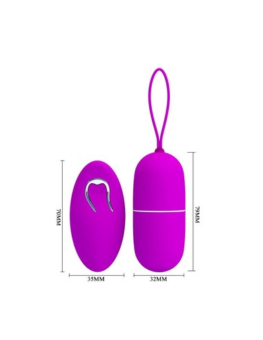 PRETTYLOVE Huevo Vibrador Arvin Purpura | Kiwiku