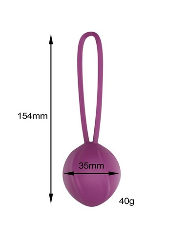 ENGILY ROSS Leigh Bola Kegel Silicona Púrpura | Kiwiku