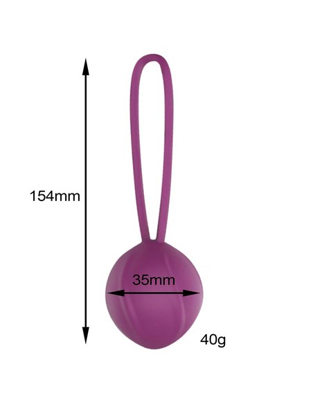 ENGILY ROSS Leigh Bola Kegel Silicona Púrpura | Kiwiku