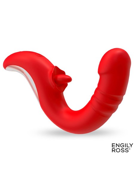 ENGILY ROSS Drako Vibrador Thrusting Lengua 360º | Kiwiku