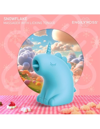 ENGILY ROSS Snowflake Estimulador Lengua Licking - Kiwiku