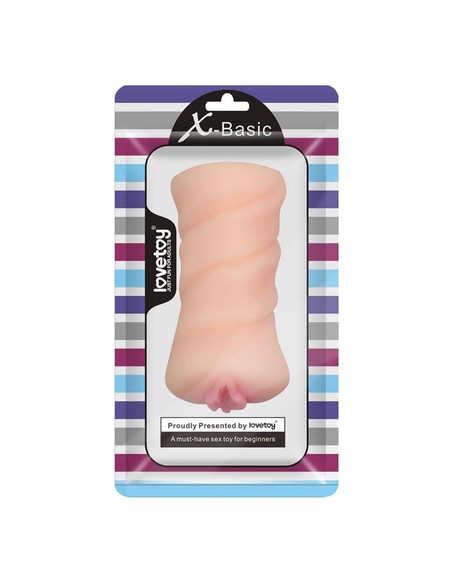 LOVETOY X-Basic Pocket Pussy Masturbador Masculino TPE - Kiwiku