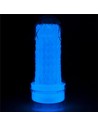 Lovetoy Masturbador Masculino Lumino Luz Azul Tpe Flexible 20.5 Cm