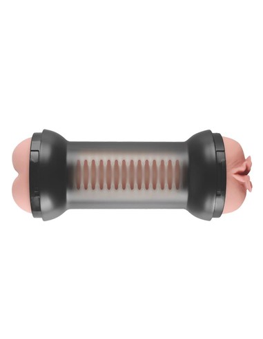 LOVETOY Masturbador Doble Training Vagina y Ano | Kiwiku