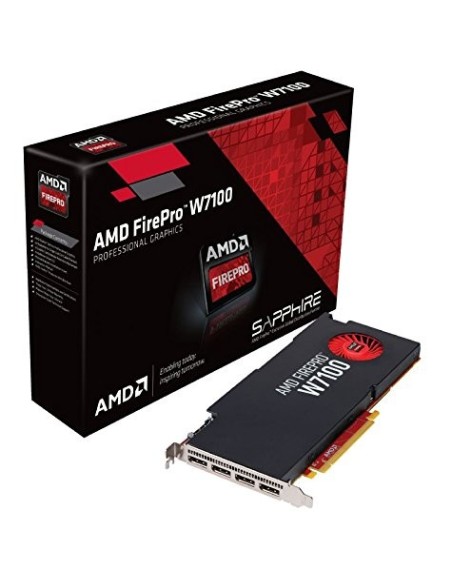 Sapphire AMD FirePro W7100 8GB GDDR5 AMD 8GB - Tarjeta gráfica 31004-54-40A kiwiku.com