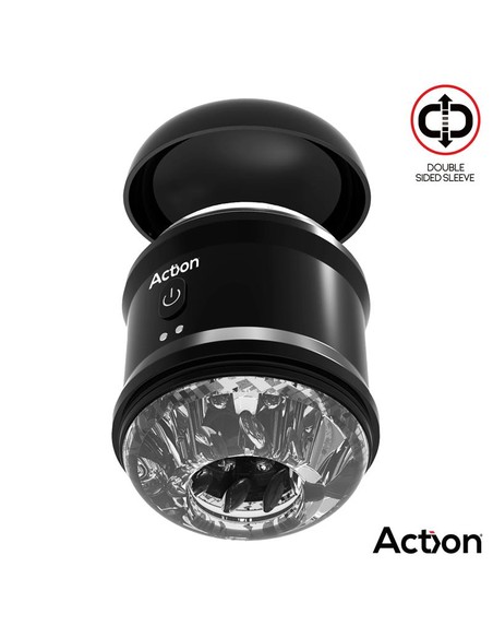 ACTION Thor Masturbador con Vibracion Doble Orificio | Kiwiku