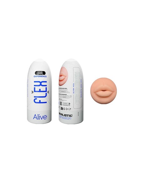 ALIVE Oral Flex Masturbador Talla M | Kiwiku