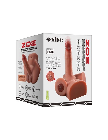 XISE Zoe Masturbador Realista con Vibración y Thrusting | Kiwiku