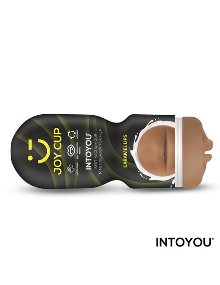 JOY CUP Masturbador Boca Provocadora Caramelo | Kiwiku