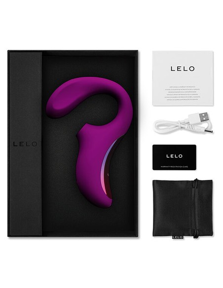 LELO Enigma Deep Rose - Succionador Clítoris con Estimulador Interno | Kiwiku
