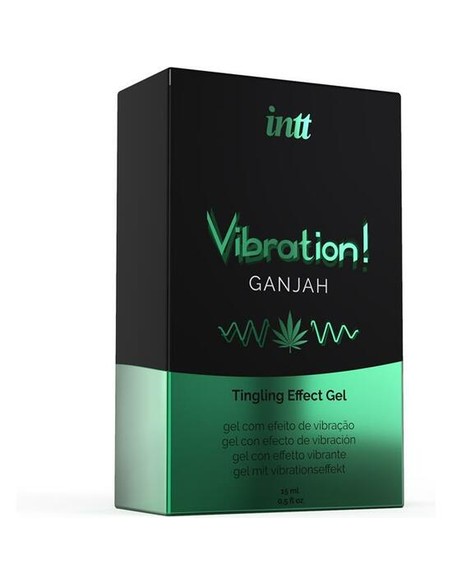 INTT Gel Vibrador Ganjah 15ml Efecto Calor | Kiwiku