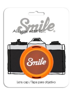 Tapa para objetivo camara 55mm  - 70's Home - Smile 16118 kiwiku.com 2