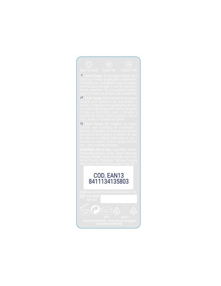 CONTROL Gel De Masaje Exotic Escape 200 Ml | Kiwiku