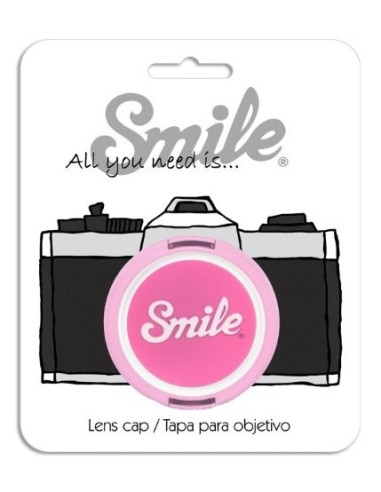 Tapa para objetivo camara 55mm  - Kawai - Smile 16122 kiwiku.com