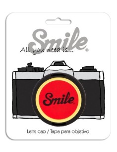 Tapa para objetivo camara 55mm  - Pin Up - Smile 16126 kiwiku.com 2