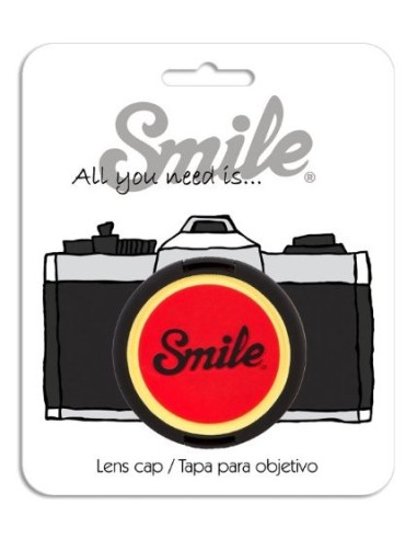 Tapa para objetivo camara 55mm  - Pin Up - Smile 16126 kiwiku.com