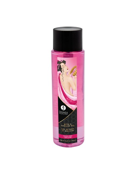 Gel De Bano Y Ducha Besable Shunga Frosted Cherry 370 Ml | Kiwiku