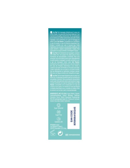 CONTROL Gel De Masaje Ice Feel 200 Ml - Kiwiku