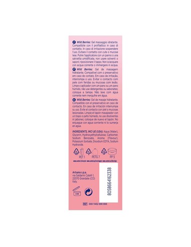 CONTROL Gel De Masaje Wild Berries 200 Ml | Kiwiku