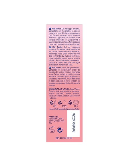 CONTROL Gel De Masaje Wild Berries 200 Ml | Kiwiku