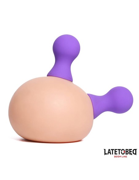 LATETOBED BDSM LINE Succionador Pezones Silicona Púrpura | Kiwiku