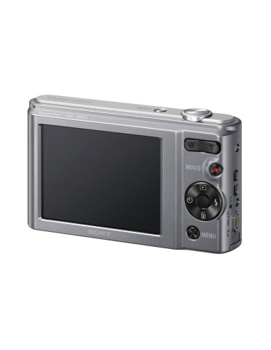 Sony DSC-W810 - Cámara compacta de 20.1 Mp pantalla de 2.7" zoom óptico 6x plateado DSCW810S.CE3 kiwiku.com