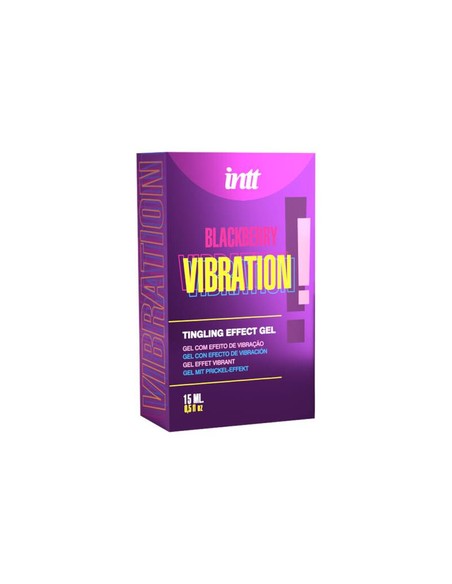 INTT Gel Vibrador Liquido Sabor Mora 15 Ml | Kiwiku